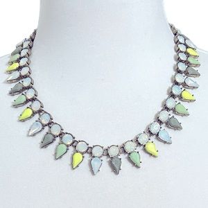 J. Crew Statement Necklace Opalescent 21”